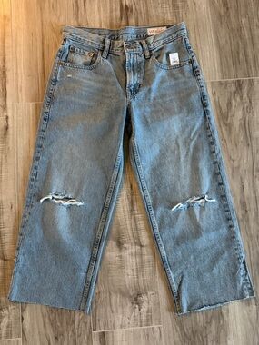 GAP Relaxed Low Slung Crop Jeans